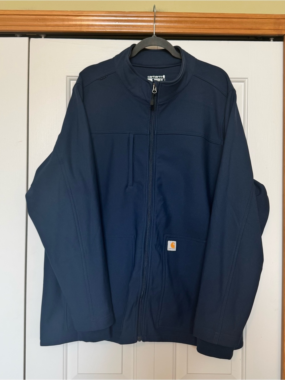 Carhartt Rugged Flex Peak Bonded Softshell Jacket Womens 3XLl Navy Blue